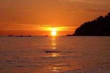 lombok great sunset