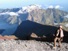 top of rinjani mountain lombok