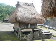 traditional house at bajawa