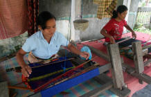 handweaving process  
